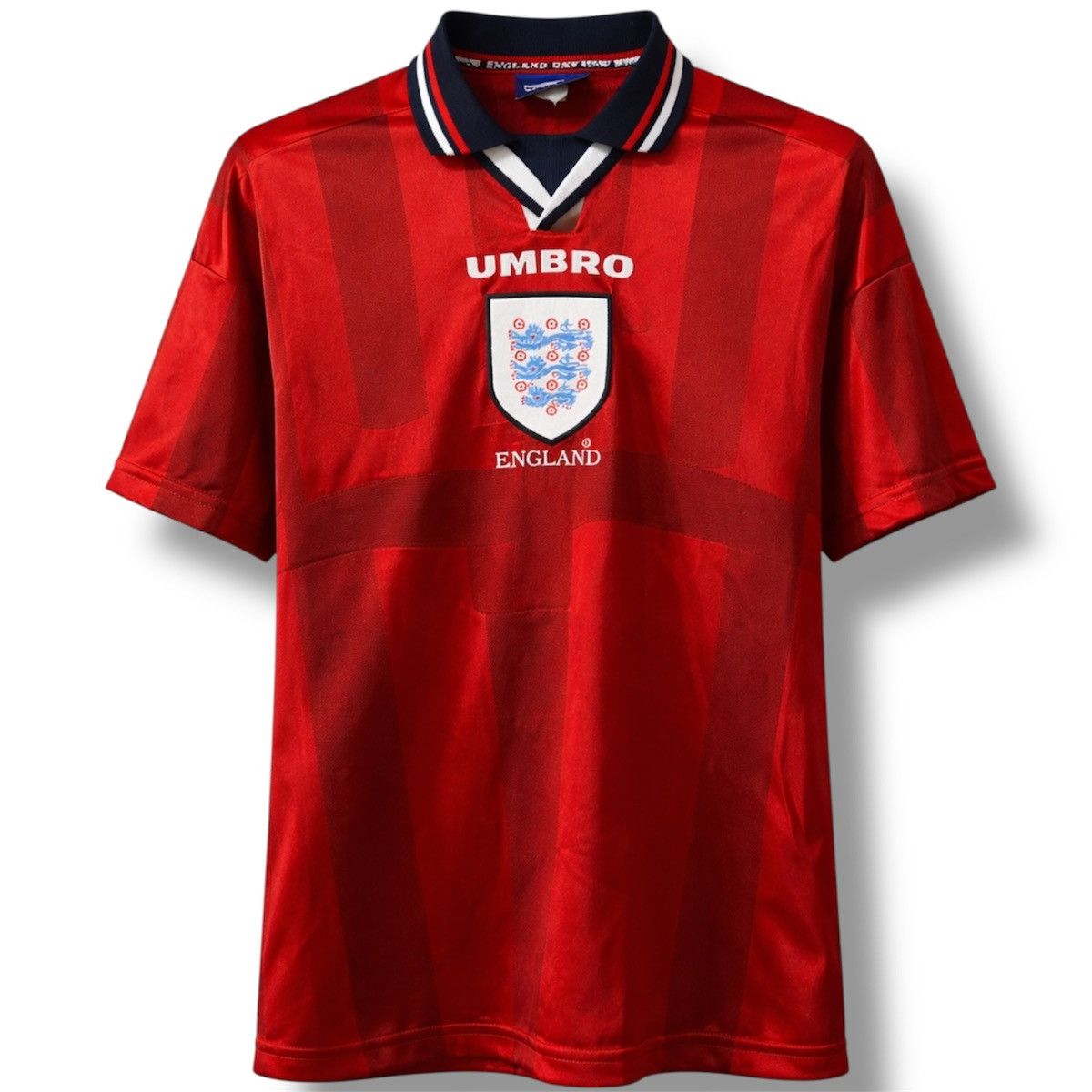 Umbro 1997/99 ENGLAND TEAM AWAY SOCCER JERSEY FOOTBALL SHIRT XL Size US XL / EU 56 / 4 - 1 Thumbnail