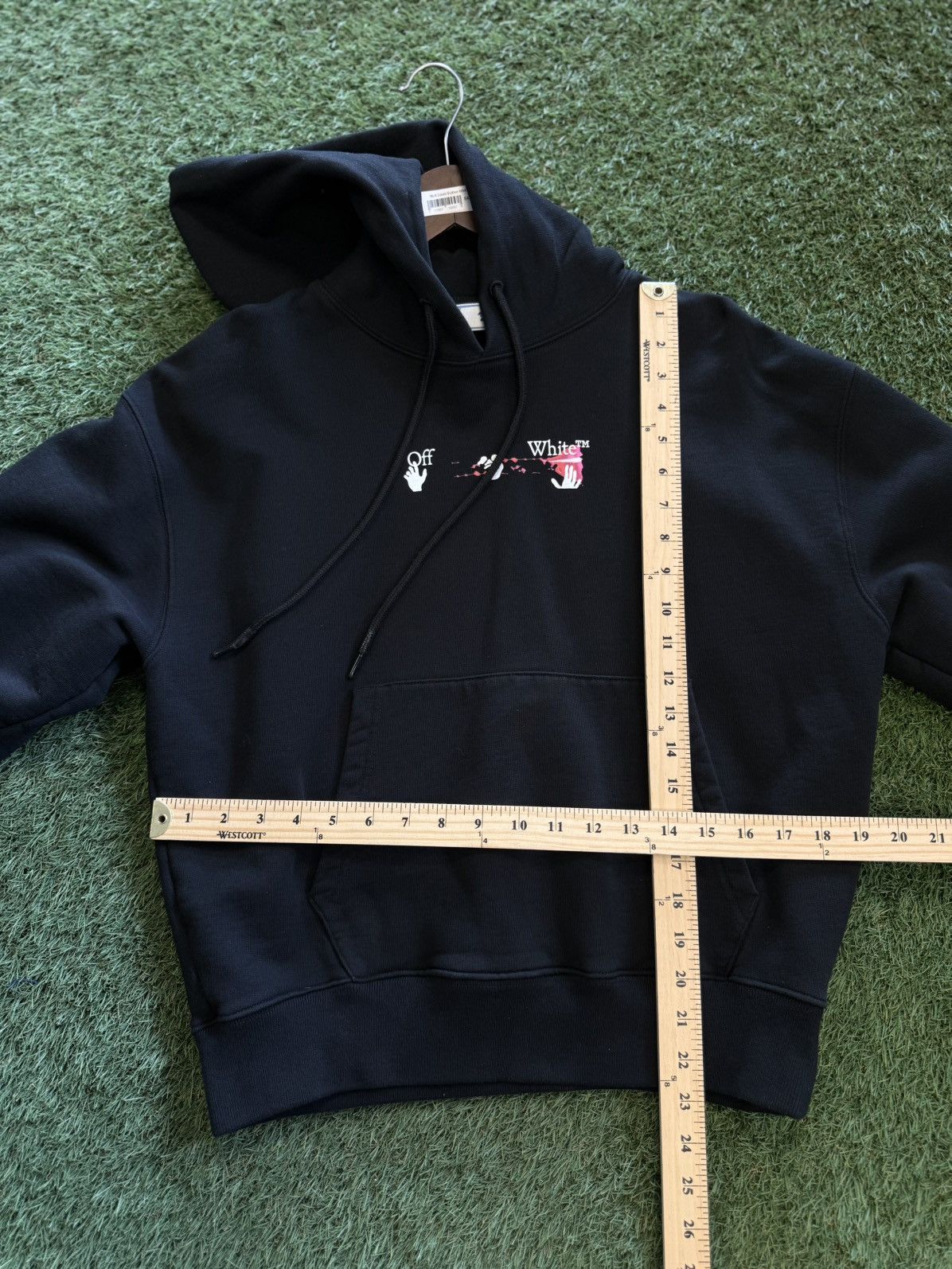 Off-White Off White Arrow Hoodie Size Small Pre Owned 🧼 Size US S / EU 44-46 / 1 - 20 Thumbnail