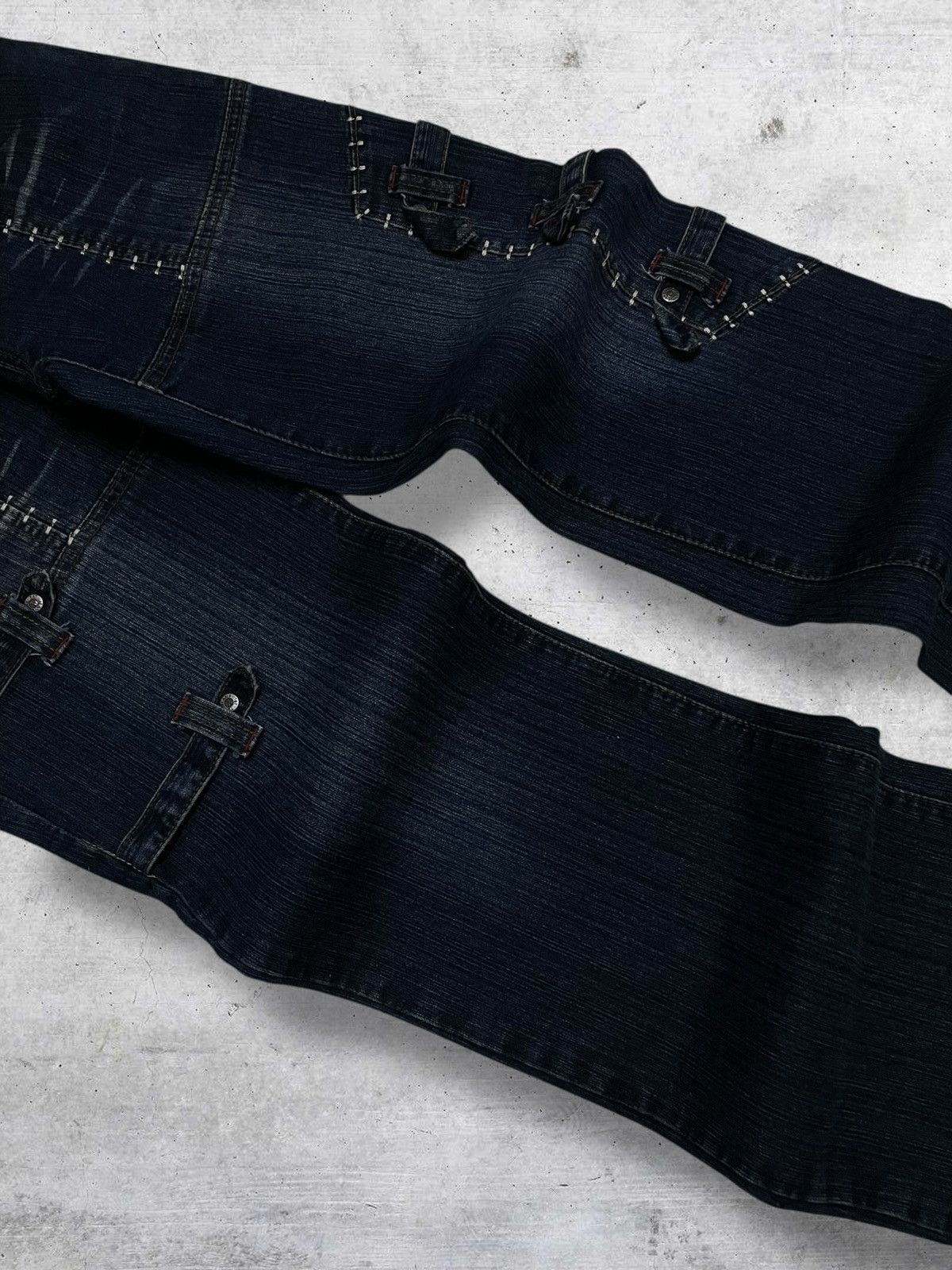 Tornado Mart VINTAGE T&T OG JAPANESEBRAND 1990S POP PUNK FLARED CUT DENIM Size US 27 - 6 Thumbnail