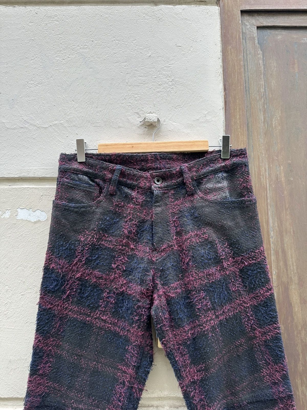 Le Grande Bleu (L.G.B.) LGB tweed leather pants Size US 31 - 2 Thumbnail