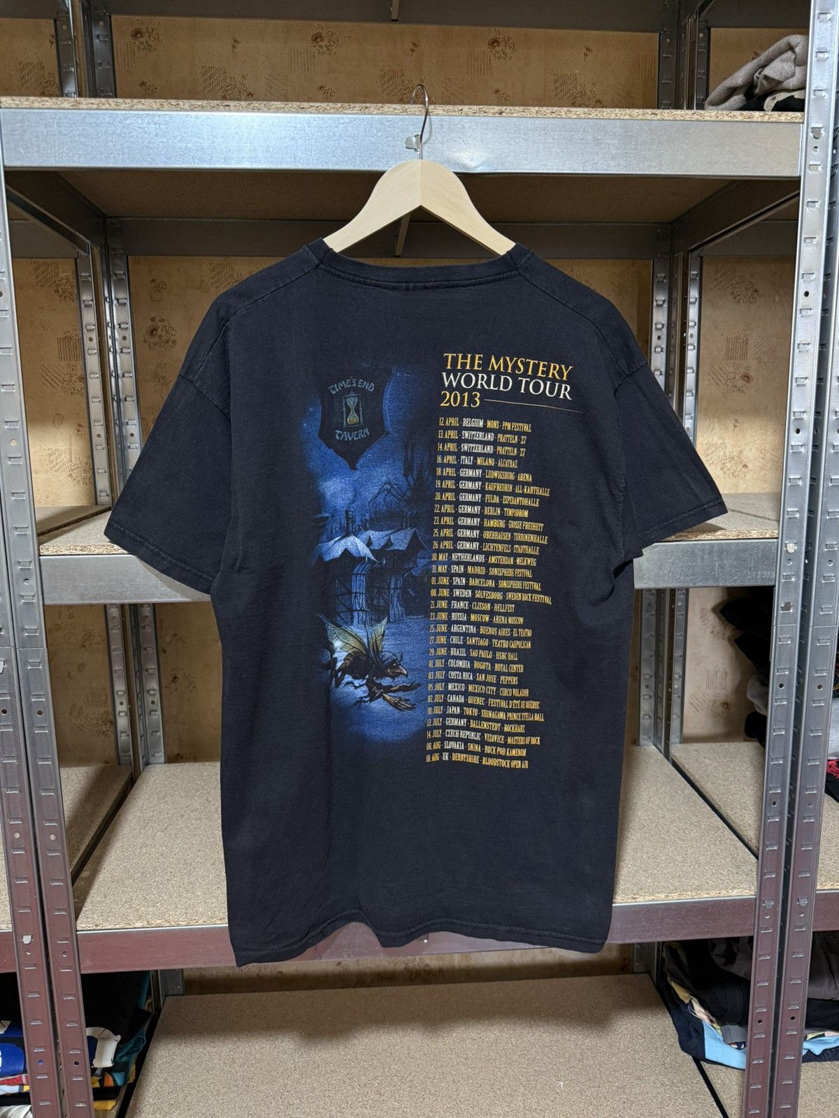 Band Tees × Vintage Vintage Tobias Sammet's Avantasia The Mystery Tour 2013 Tee Size US XL / EU 56 / 4 - 2 Thumbnail