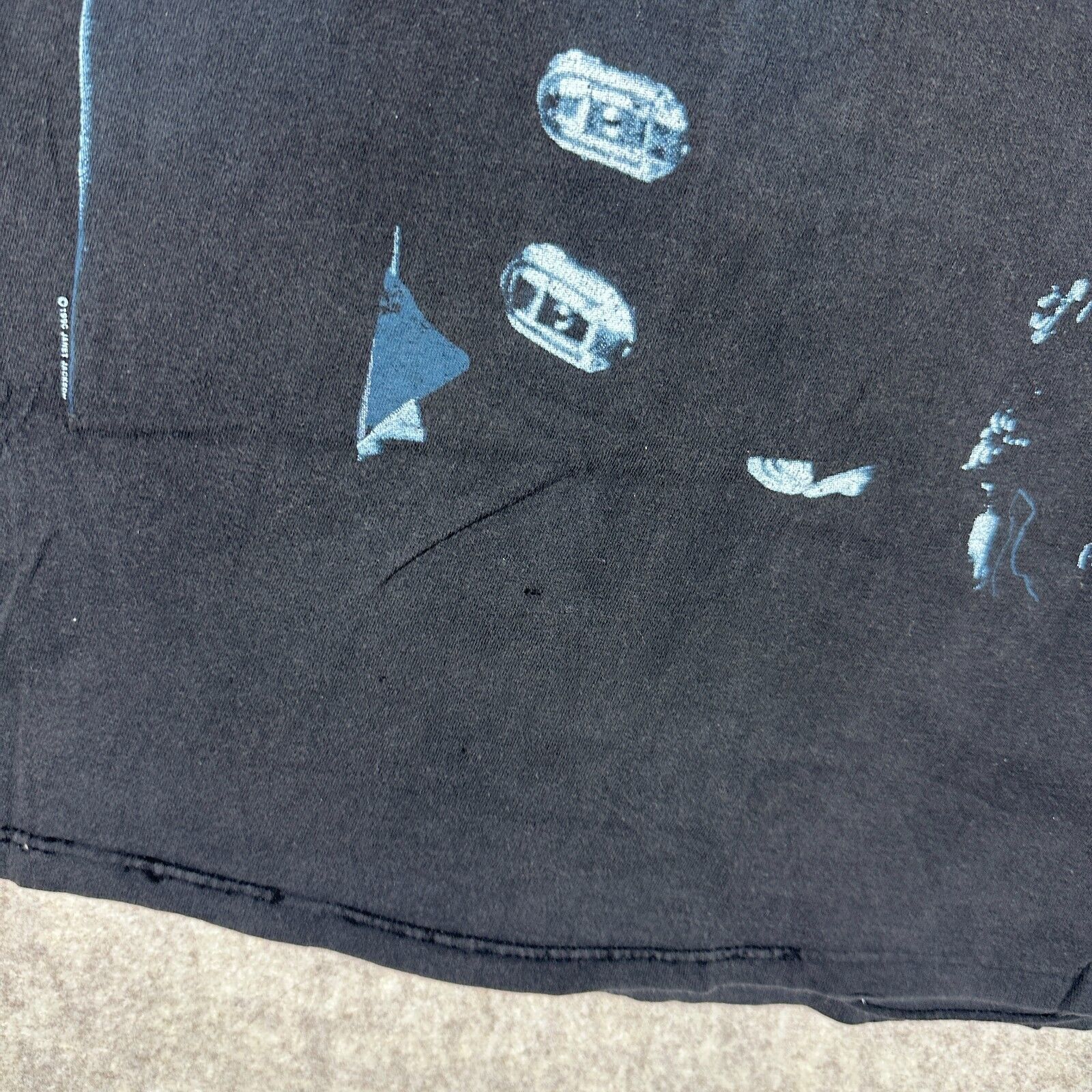 Hanes Vintage Janet Jackson 1814 Tour Shirt Single Stitch Tee XL Size US XL / EU 56 / 4 - 3 Thumbnail