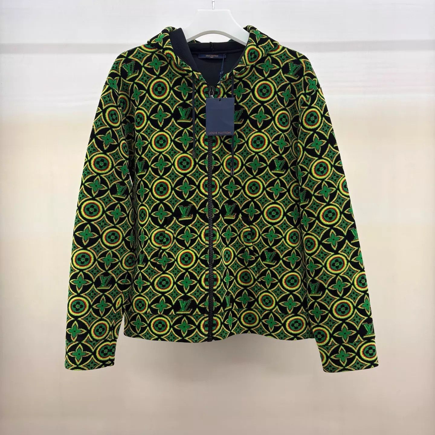 Louis Vuitton LV 24 Black Floral Hoodie L New with Tags Size US L / EU 52-54 / 3 - 1 Thumbnail