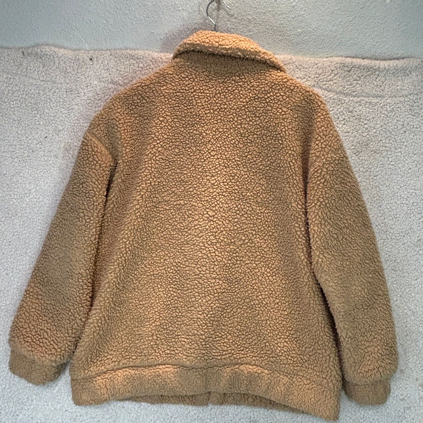 I.AM.GIA I.Am.GIA Jacket Womens Small Brown Sherpa Fleece Teddy Full Zip Oversized Casual Size S / US 4 / IT 40 - 2 Thumbnail