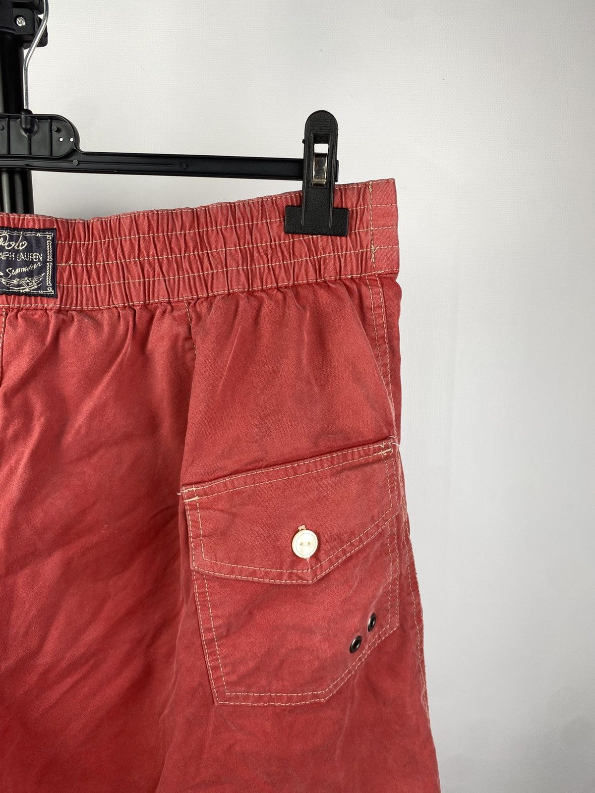 Polo Ralph Lauren × Vintage Vintage 90s Faded Polo Ralph Lauren shorts casual streetwear Size US 34 / EU 50 - 8 Thumbnail