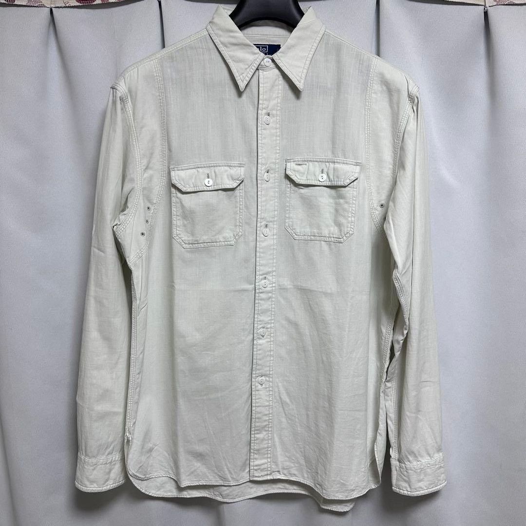 Ralph Lauren Ralph Lauren Compass Patch Work Shirt Size US M / EU 48-50 / 2 - 1 Thumbnail