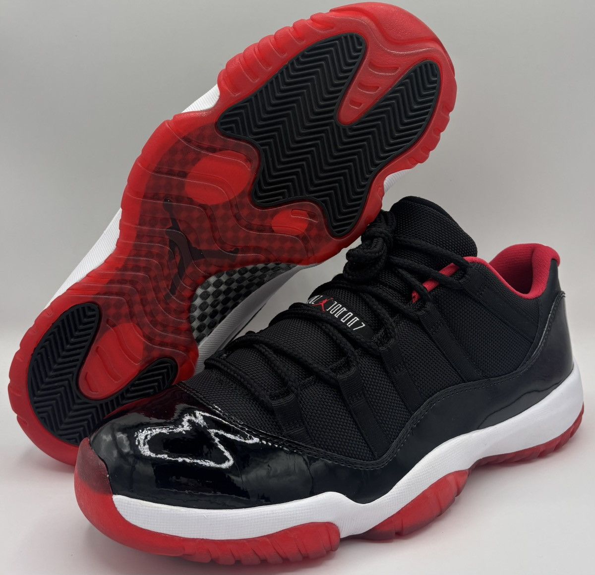 Jordan Brand Jordan 11 Retro Low Bred (2015) Size US 11 / EU 44 - 1 Thumbnail