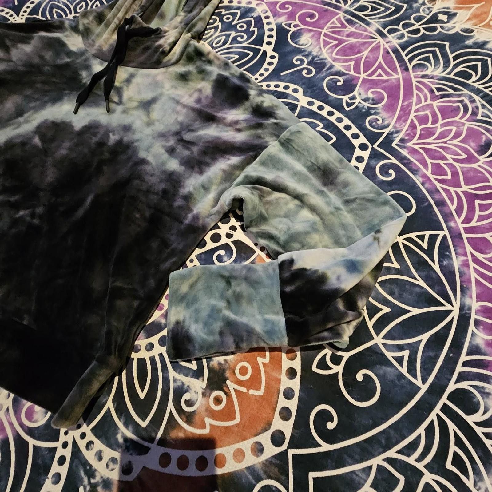 Designer Women's Tie-Dye Cozie by Pink Rose Sweatshirt Size M / US 6-8 / IT 42-44 - 4 Thumbnail