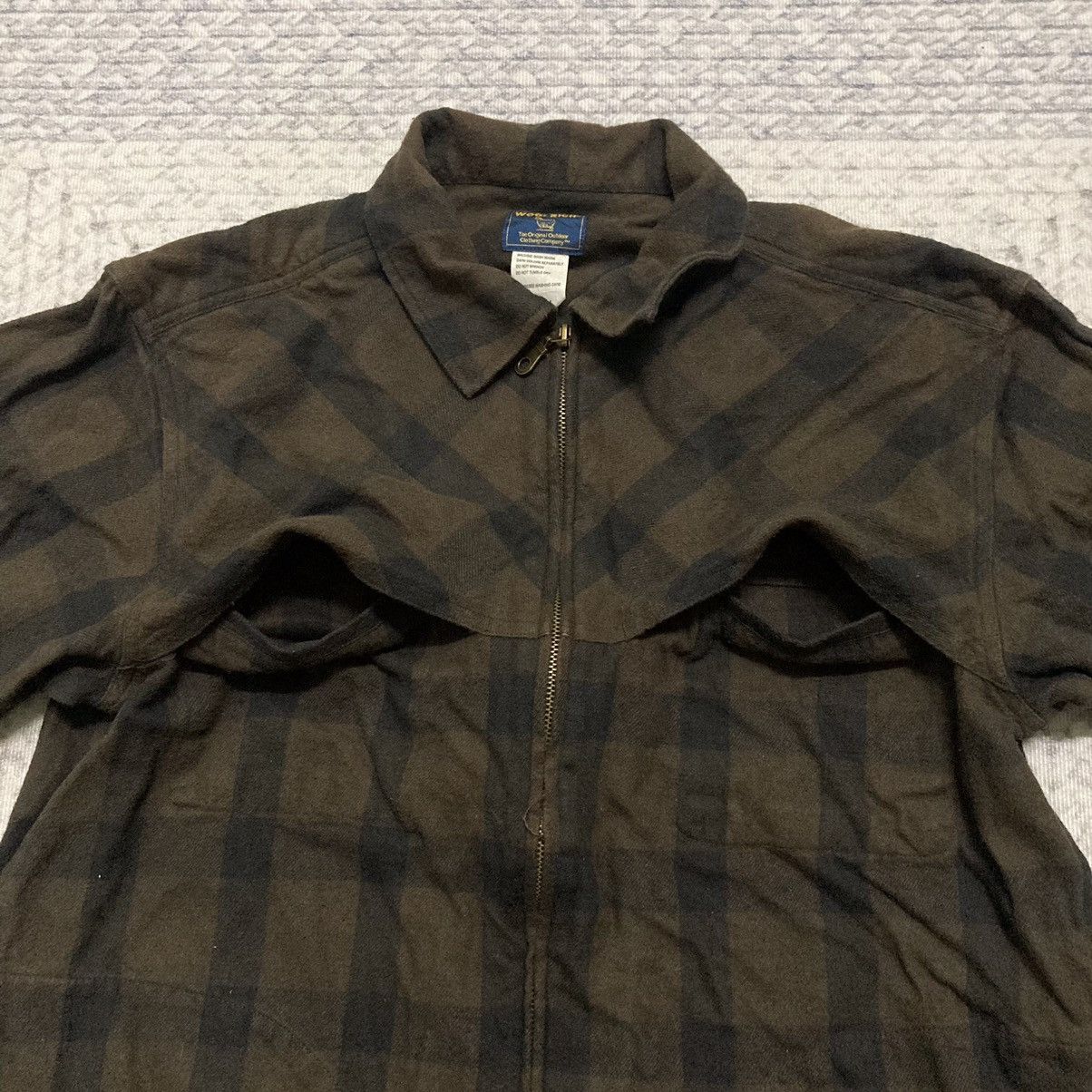 Japanese Brand × Vintage × Woolrich Woolen Mills Rare Vintage Woolrich Checkered Zipper Jacket Size US M / EU 48-50 / 2 - 3 Thumbnail