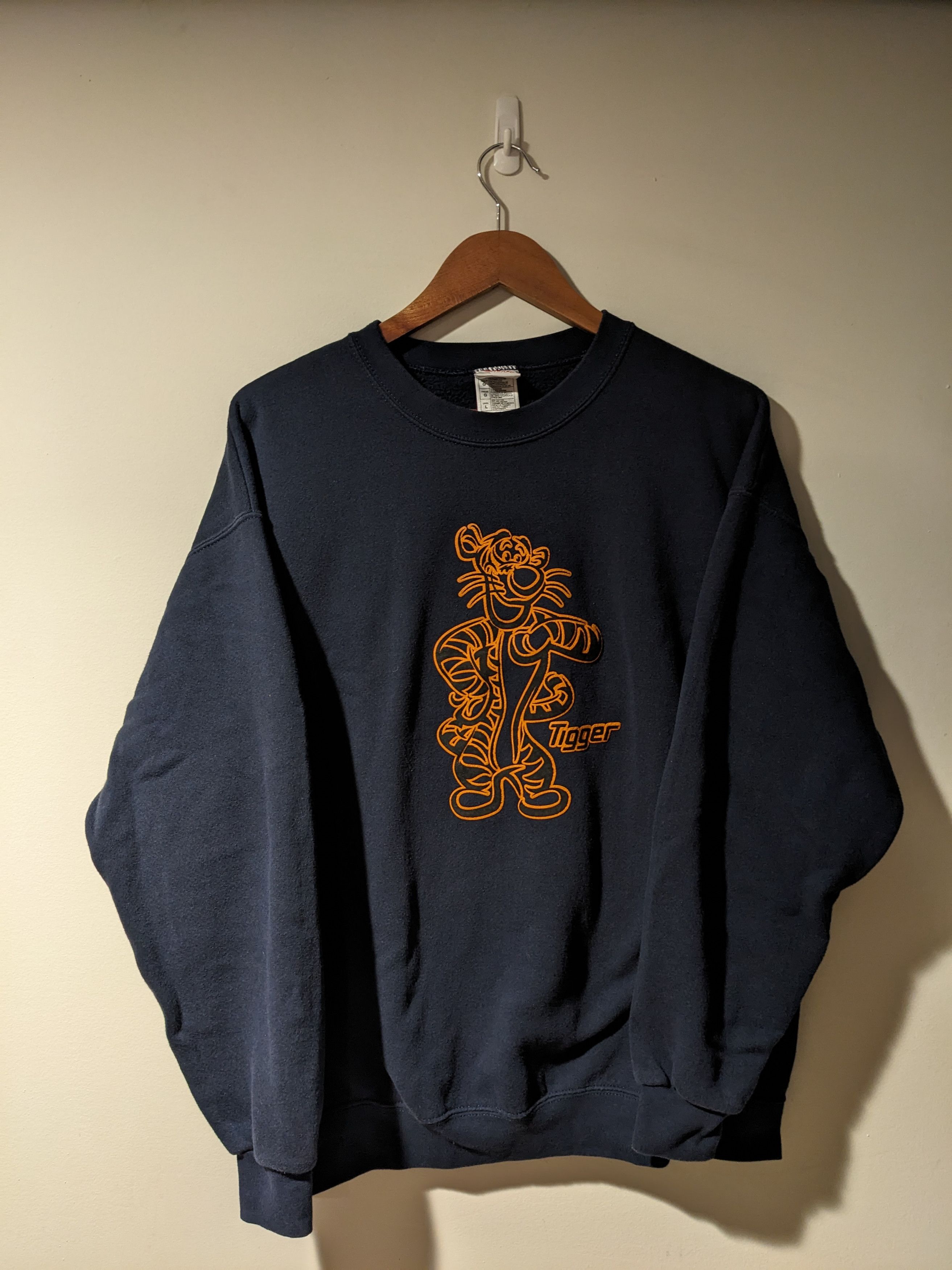 Disney × Vintage Vintage 90s Disney Tigger Winnie the Pooh Large Sweatshirt Size US L / EU 52-54 / 3 - 1 Thumbnail