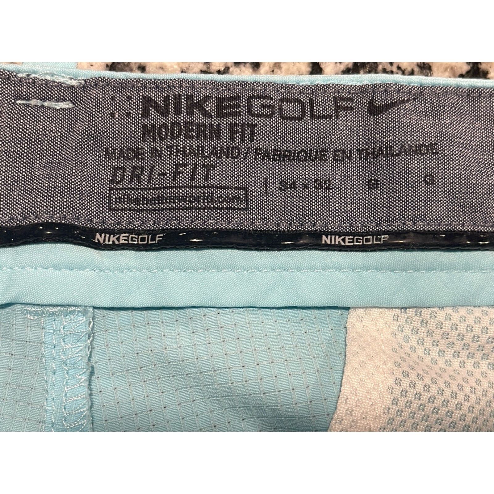 Nike Nike Golf Pants Mens Chino Pants 35 Regular Inseam 31 Dri Fit Blue Logo Casual Men Size US 35 - 4 Thumbnail