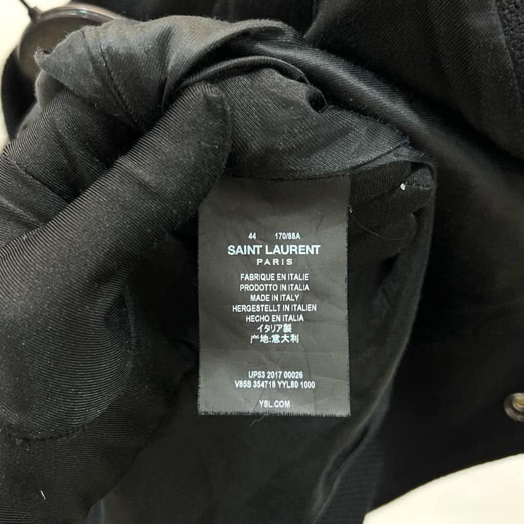 Hedi Slimane × Saint Laurent Paris × Yves Saint Laurent HEDI SLIMANE X SAINT LAURENT TEDDY WOOL BOMBER JACKET IT44 Size US S / EU 44-46 / 1 - 6 Thumbnail