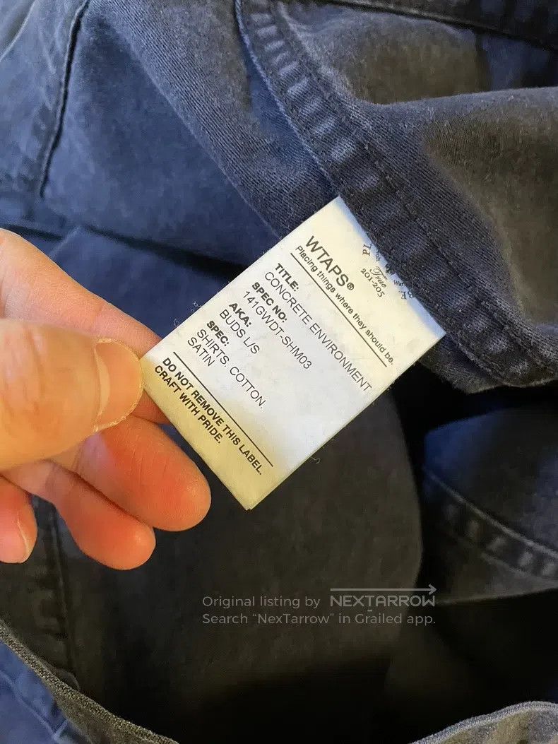 Wtaps Wtaps Two-piece workwear long-sleeve shirt Size US S / EU 44-46 / 1 - 8 Thumbnail