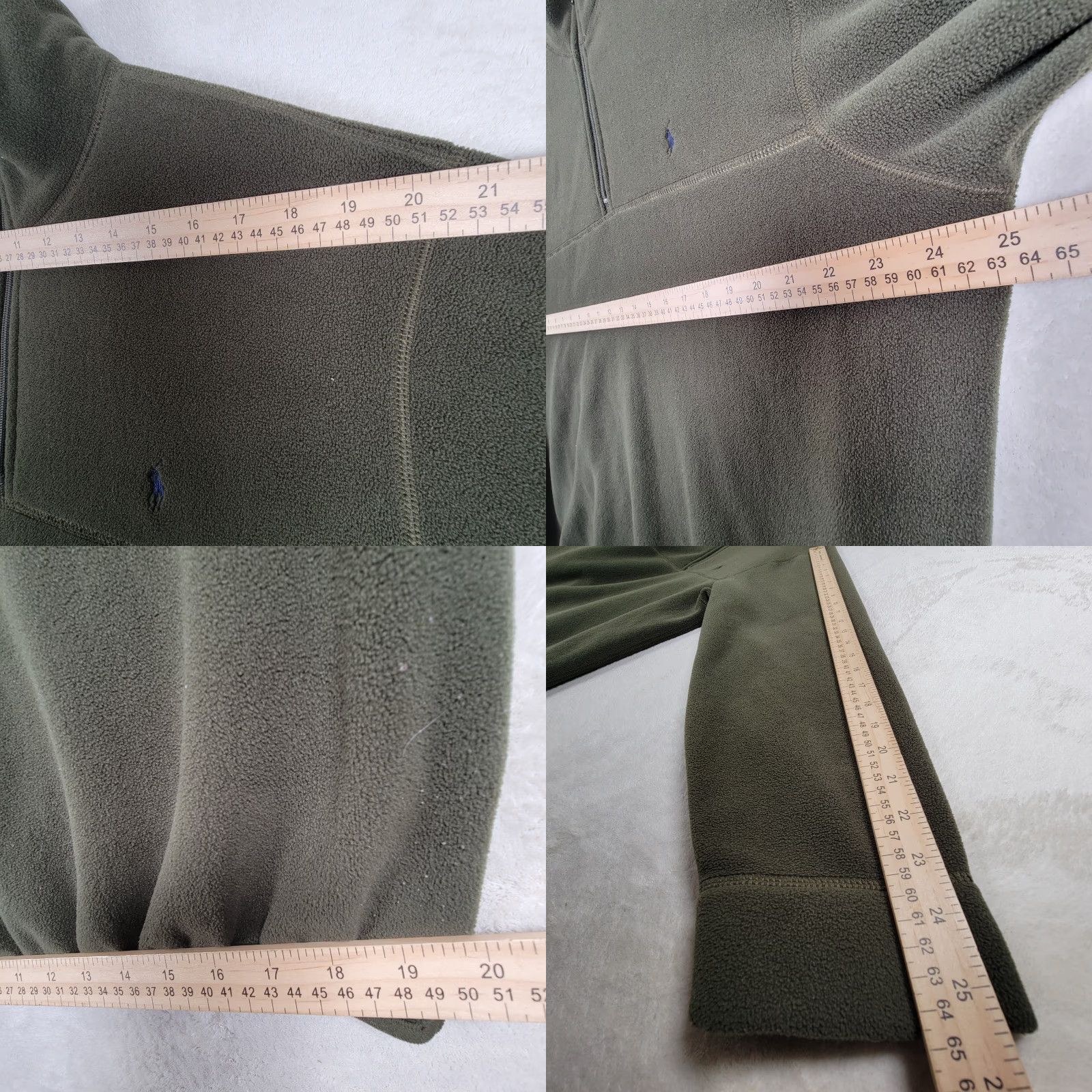 Ralph Lauren VINTAGE Polo Ralph Lauren 1/4 zip Sweater Size Large Mens Green Pullover 1/4 Zip Winter Fall Spring Size US L / EU 52-54 / 3 - 8 Thumbnail
