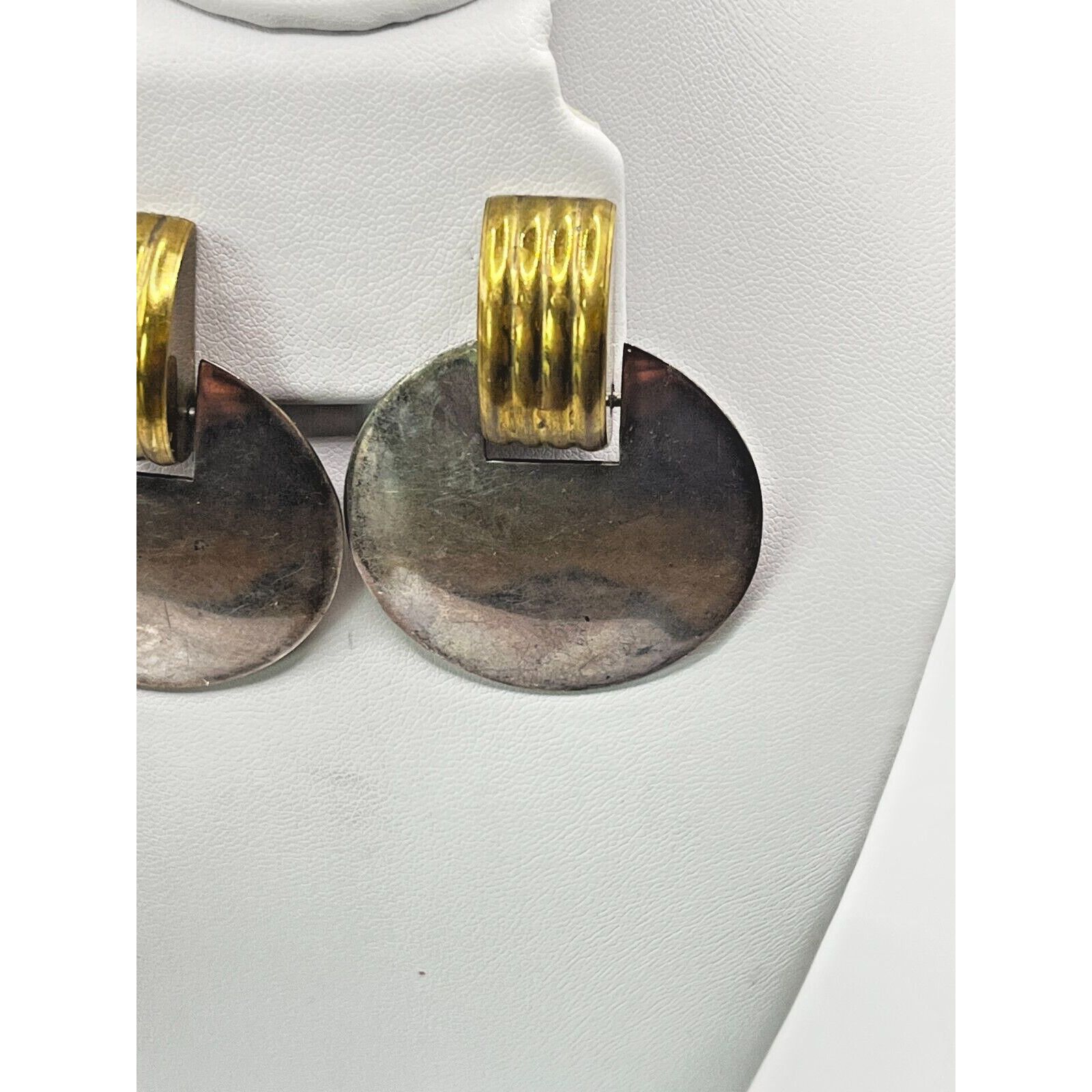 Mexicana Mexican Silver Earrings TC-142 Large Clip-on 29g Size ONE SIZE - 6 Thumbnail