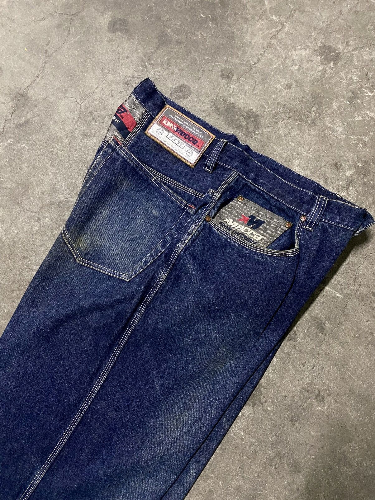 Mecca Vintage 90s MECCA USA Baggy Denim Y2K Skate Pants Size US 36 / EU 52 - 8 Thumbnail