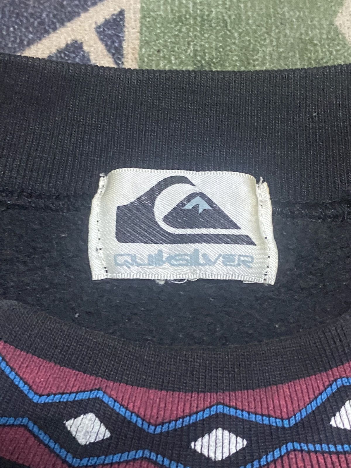 Quiksilver 💥VINTAGE 90s QUIKSILVER NAVAJO ART CREWNECK SWEATSHIRT Size US M / EU 48-50 / 2 - 10 Thumbnail