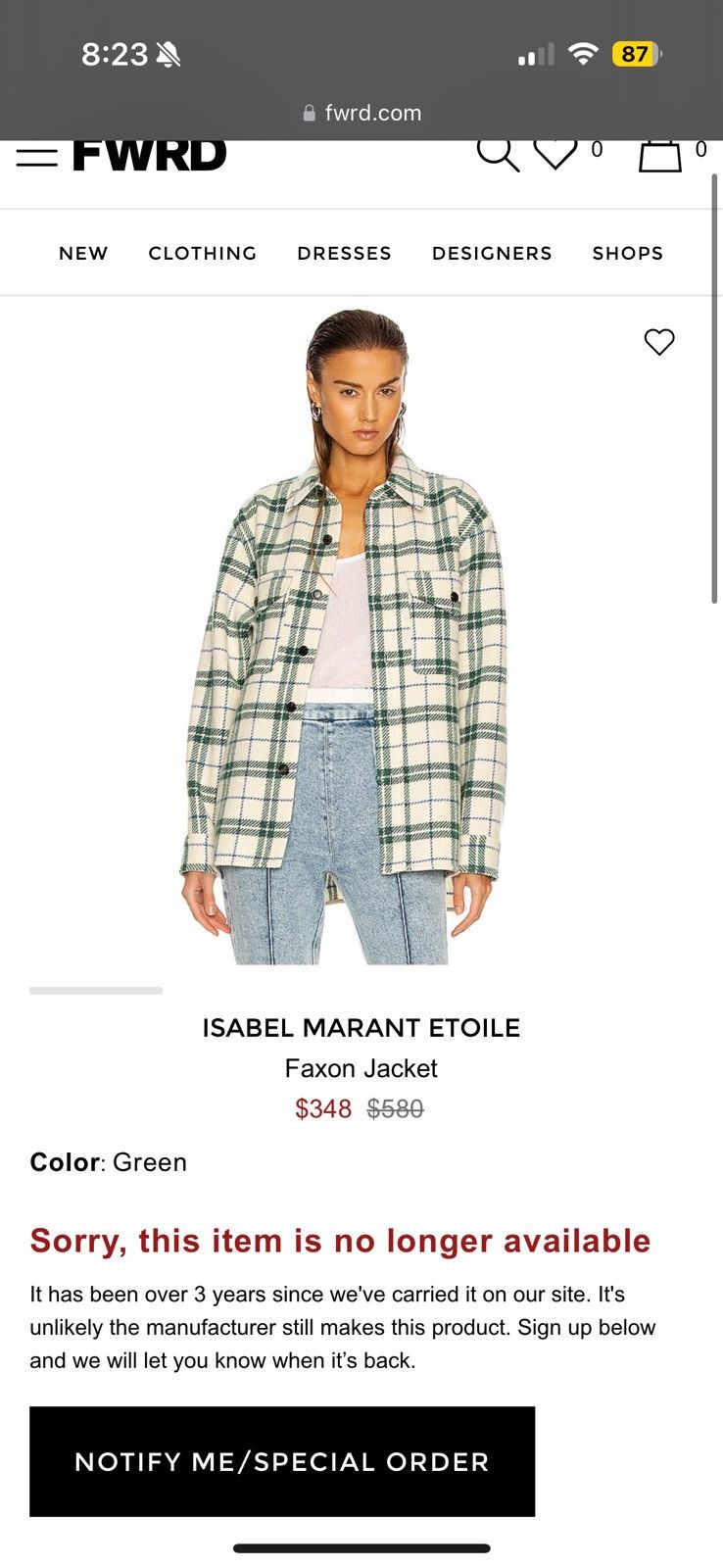 Isabel Marant Etoile Isabel Marant Faxon Wool Overshirt Size US S / EU 44-46 / 1 - 8 Thumbnail