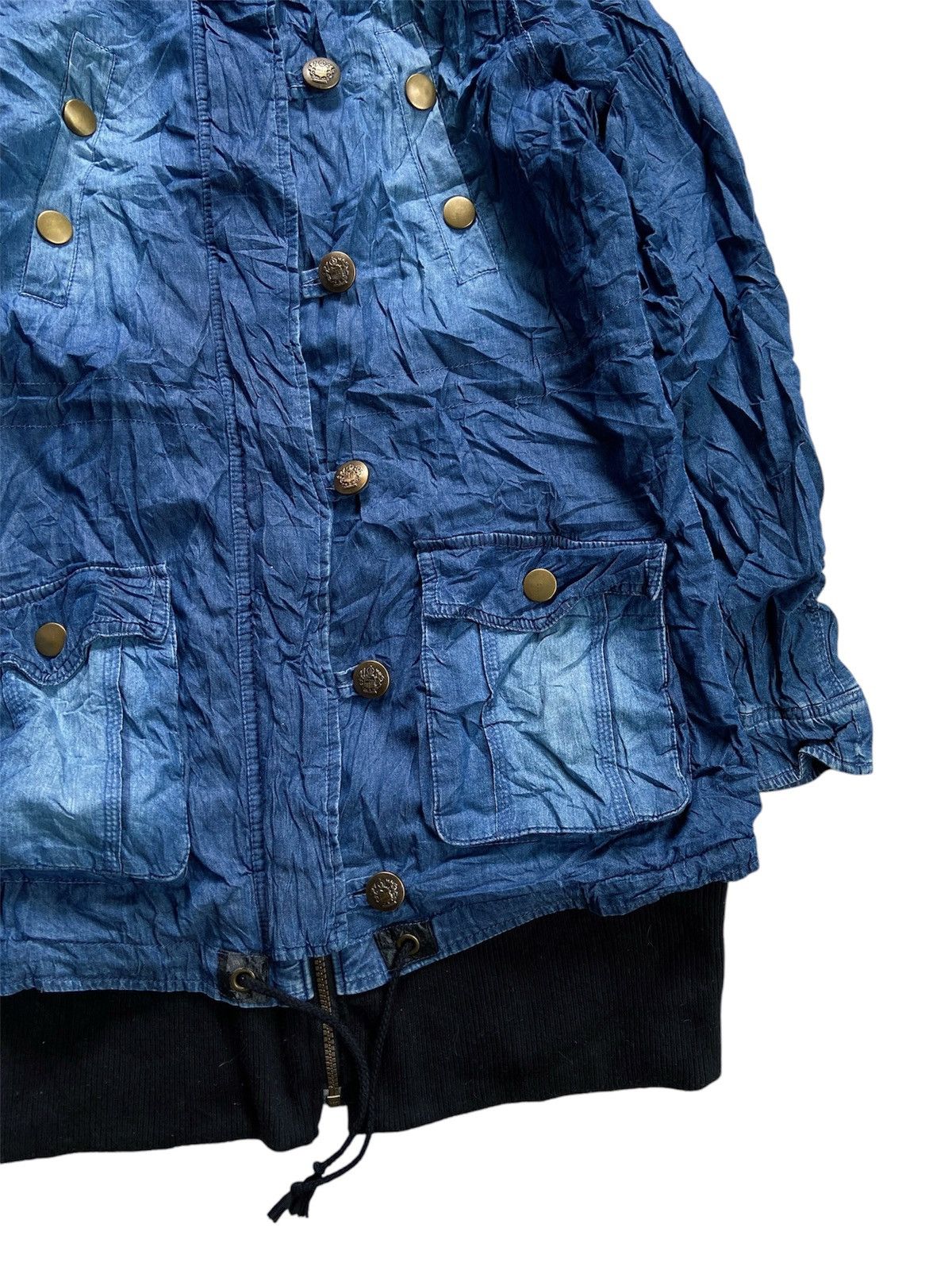 Japanese Brand SORRIDERE JAPANESE BLUE WASHED WINTER JACKET Size US L / EU 52-54 / 3 - 5 Thumbnail