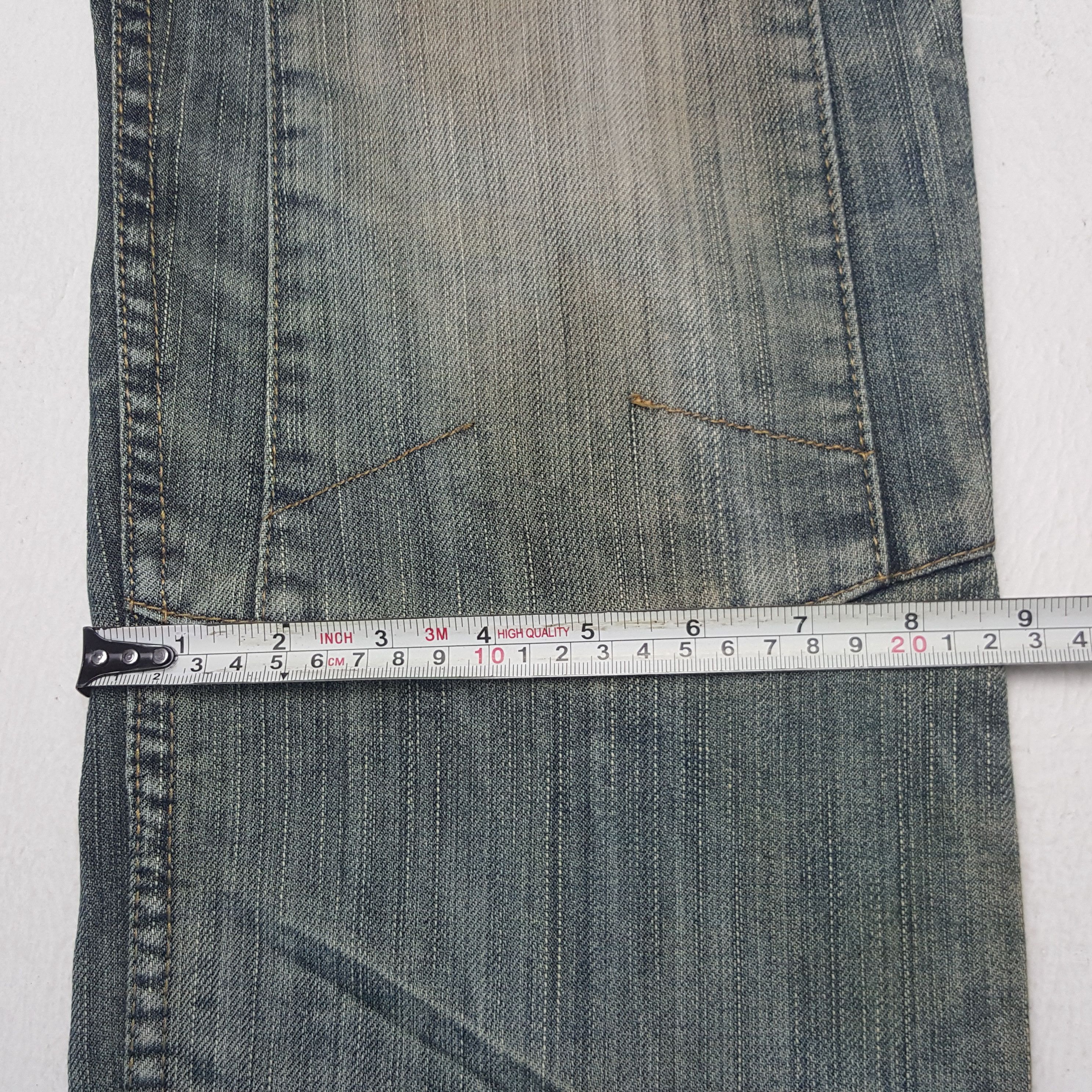 If Six Was Nine × Vintage Vintage Focus USA American Double Knee Bikers Denim Jeans Size US 32 / EU 48 - 13 Thumbnail