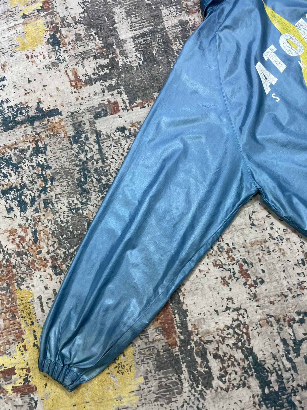 Asics Vtg Asics X Atomic Skis Back Hit Nylon Lightweight Jacket Size US L / EU 52-54 / 3 - 4 Thumbnail