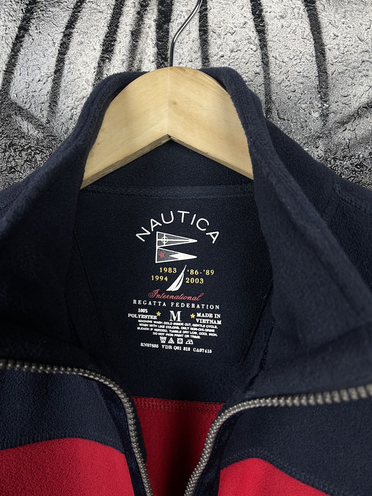 Nautica Nautica Established Harbor Cup Full Zip Fleece Jacket Size M Size US M / EU 48-50 / 2 - 6 Thumbnail