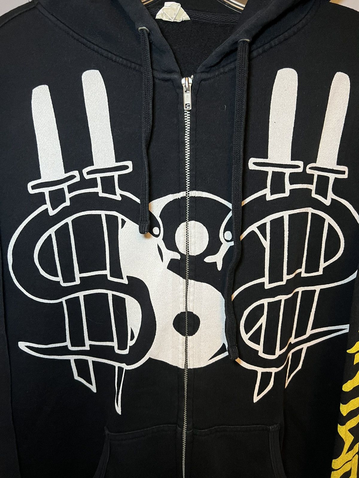 Vintage Vintage Die Antwood big money and knife zip-up hoodie Size US L / EU 52-54 / 3 - 5 Thumbnail