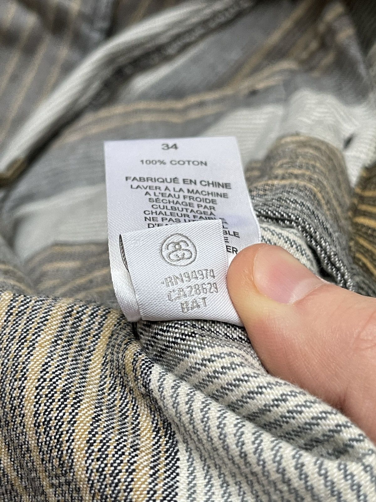 Stussy Stussy striped cargo work pants Size US 34 / EU 50 - 9 Thumbnail