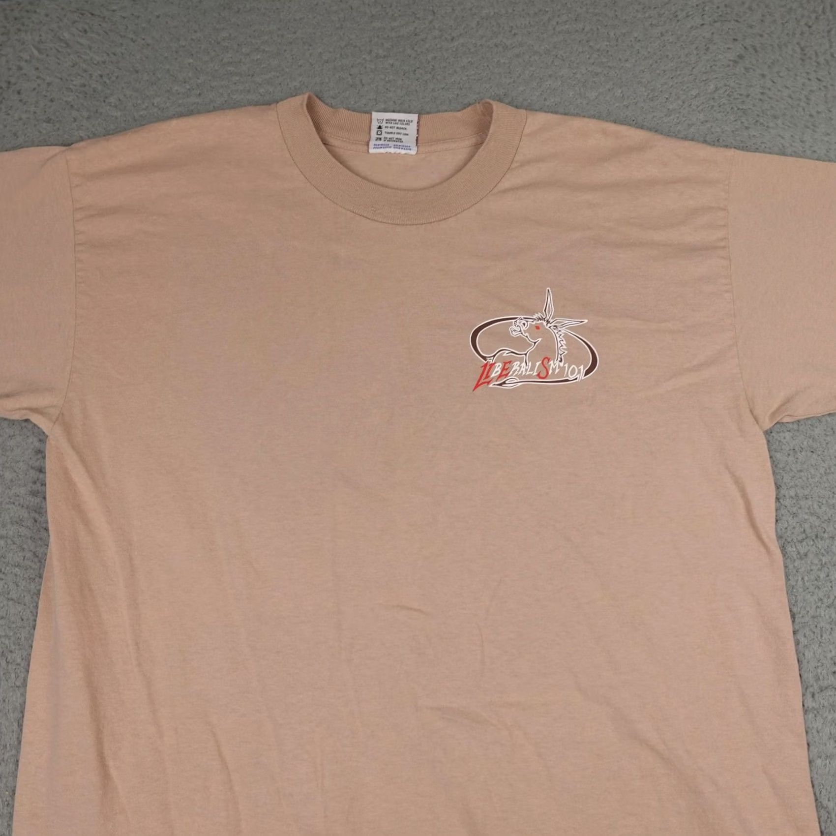 Vintage VINTAGE Bayside Conservative USA Graphic Tee Shirt Mens XL Brown Size US XL / EU 56 / 4 - 4 Thumbnail