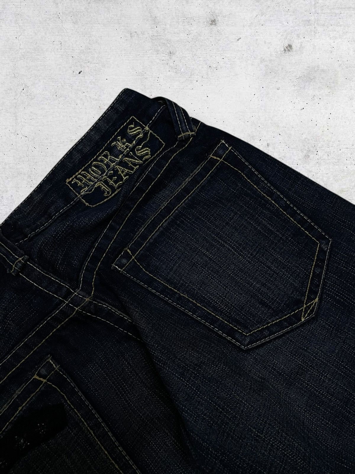 FranCisT MOR.K.S VINTAGE FRANCIS MORKS RARE DESIGNER ARCHIVE PUN PATCH DENIM Size US 29 - 17 Thumbnail