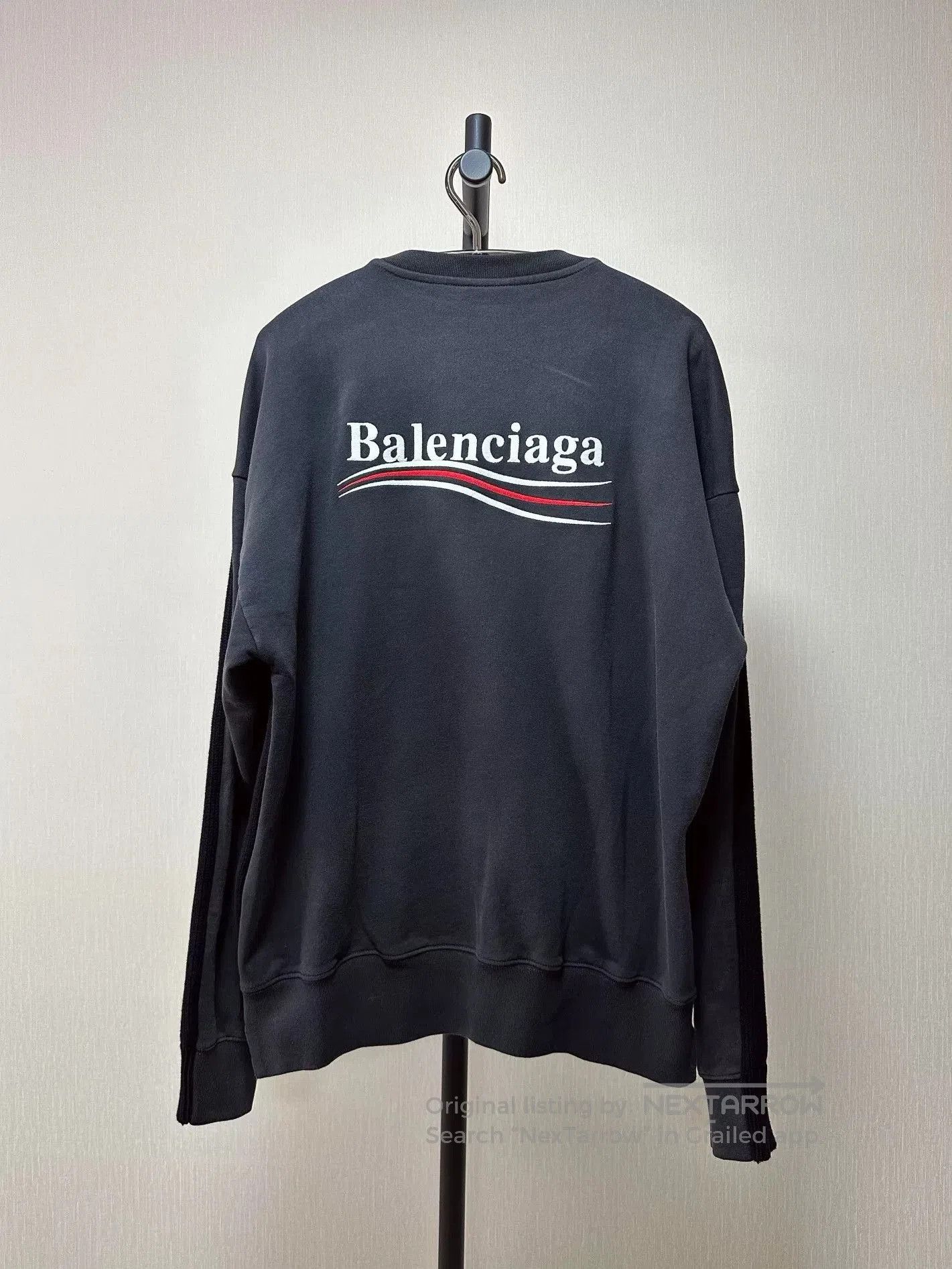 Balenciaga Balenciaga Knit Panel Sweatshirt. Size US L / EU 52-54 / 3 - 8 Thumbnail