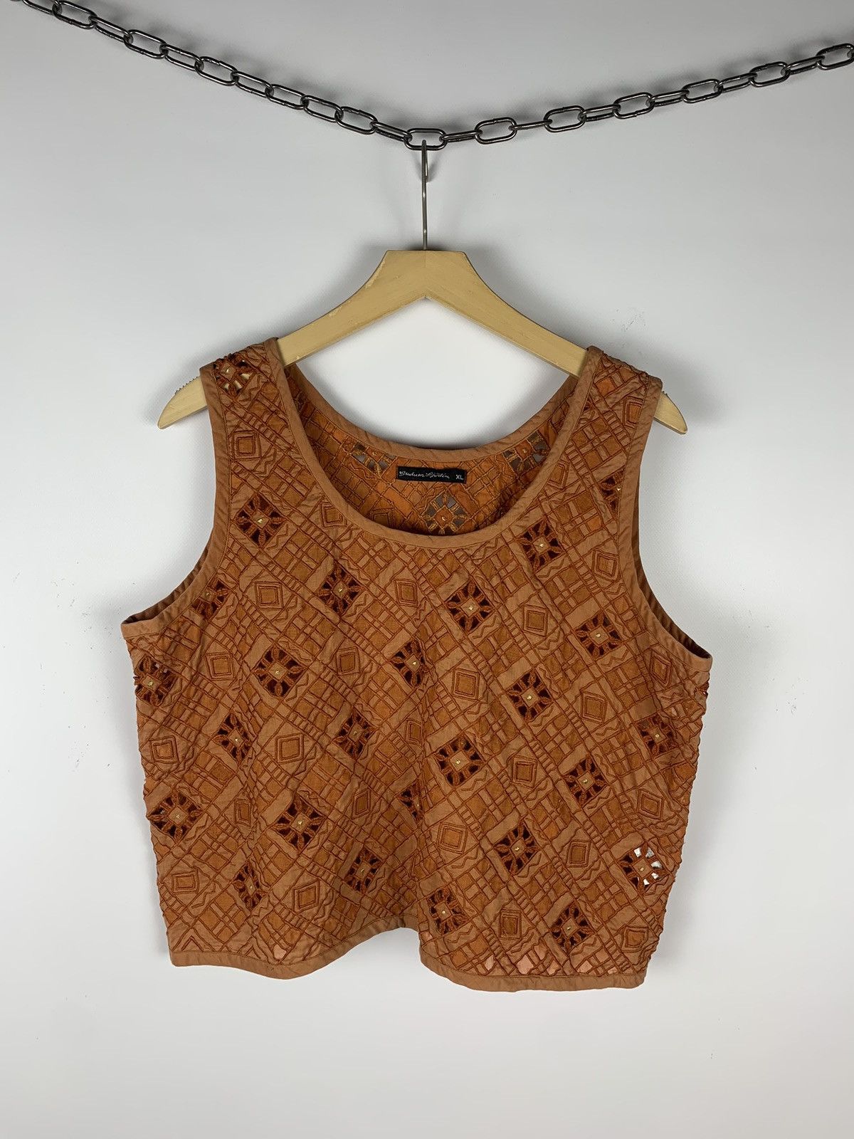 Gudrun Sjoden Gudrun Sjoden Mesh Tank Top Vest Sleeveless Gilet Size XL Size XL / US 12-14 / IT 48-50 - 3 Thumbnail