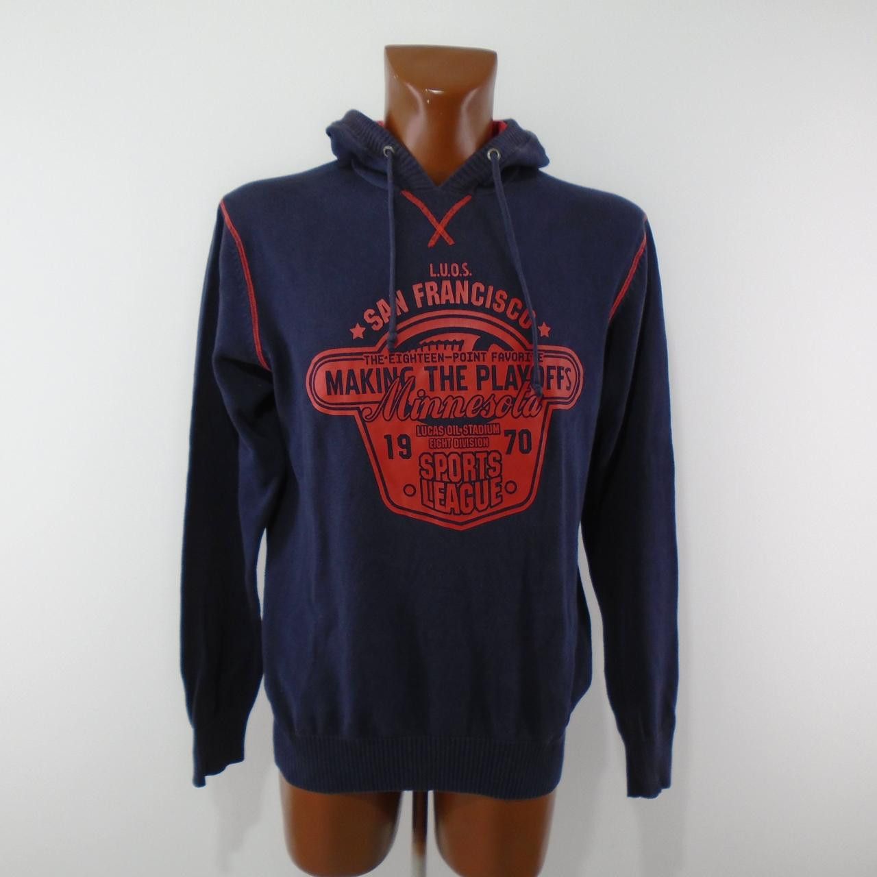 Angelo Litrico Men's Sweater Angelo Litrico. Dark blue. L. Used. Good Size US L / EU 52-54 / 3 - 2 Thumbnail