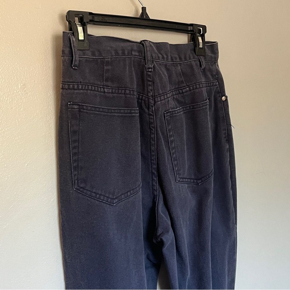Designer Sostanza High Rise Mom Style Slim Jeans Black Grey Medium 12 Size 34" / US 12 / IT 48 - 5 Thumbnail