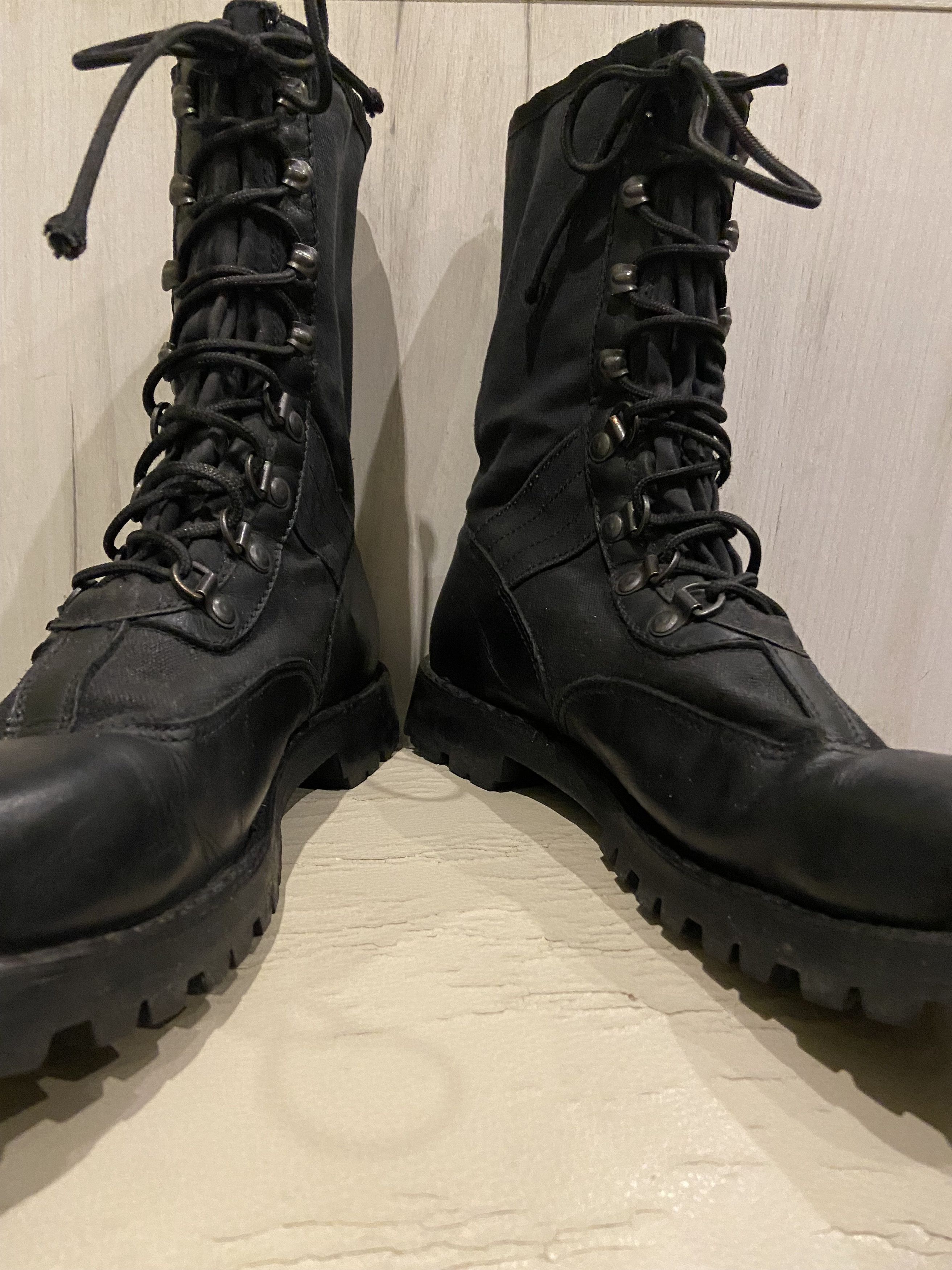 Vintage HEERESEIGENTUM 2003 army combat boots made by KSBW Size US 11.5 / EU 44-45 - 4 Thumbnail