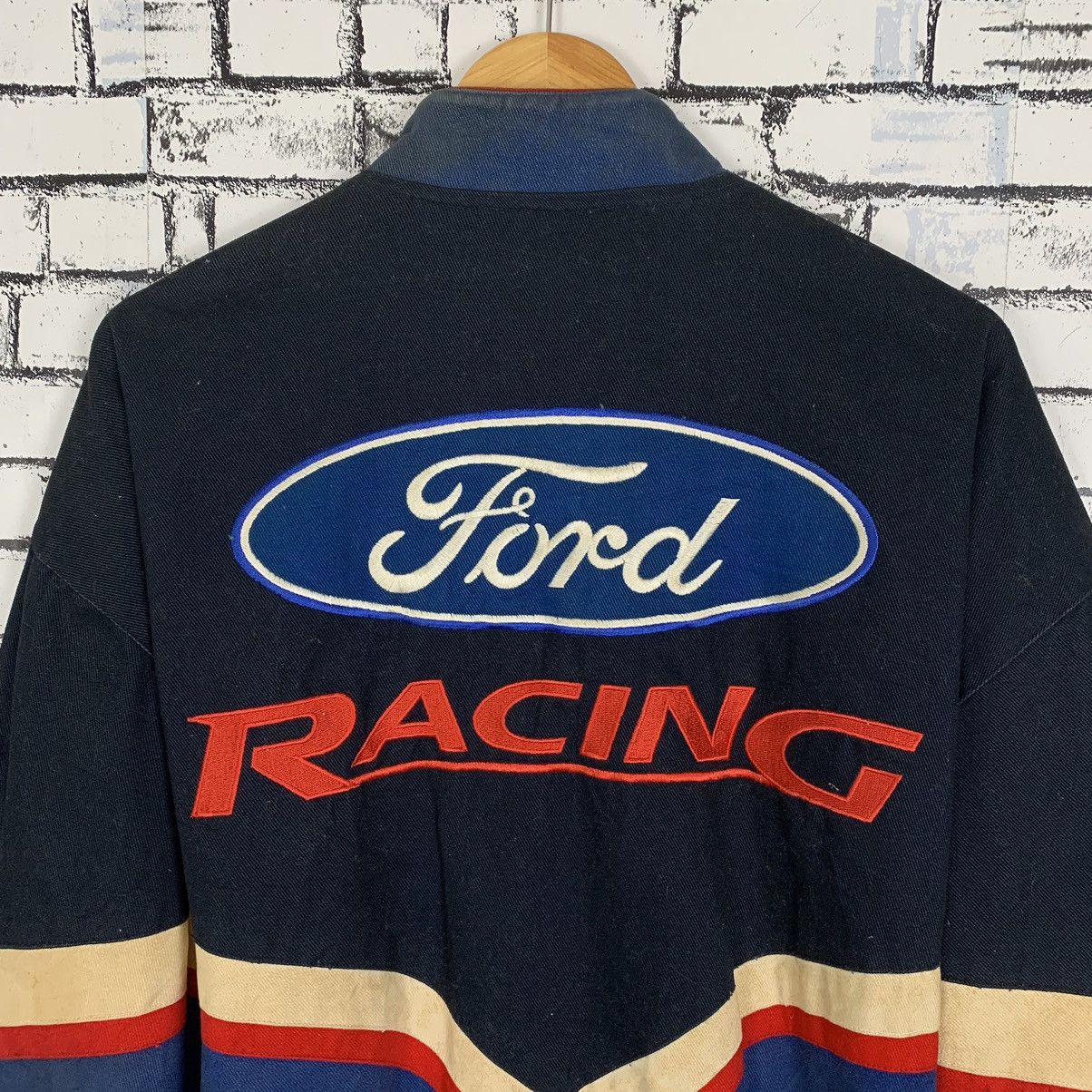 Ford × Jeff Hamilton JH Design Jeff Hamilton Ford Racing Mens Racecar Jacket Size US XL / EU 56 / 4 - 10 Thumbnail