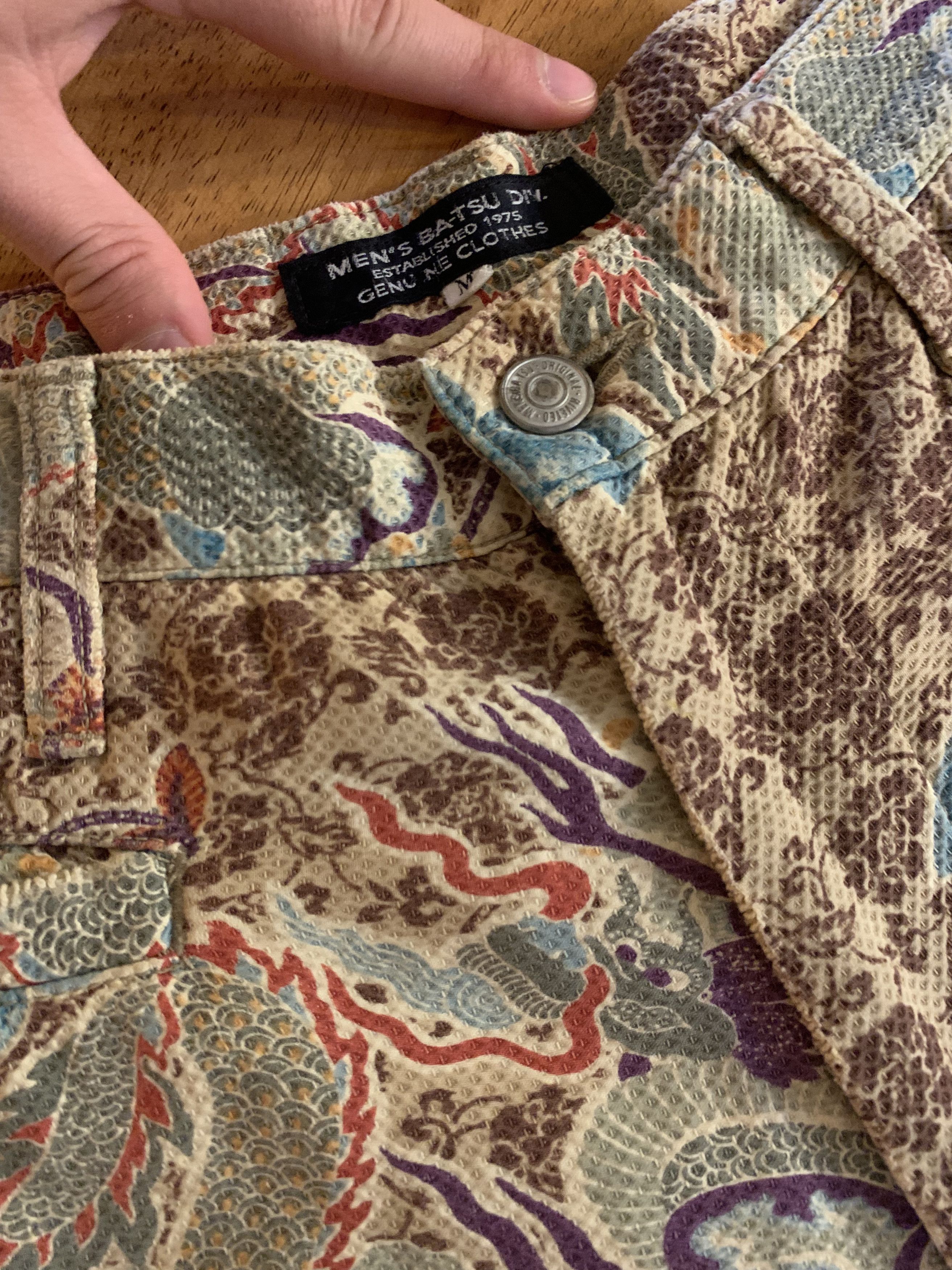 Japanese Brand × Vintage Sick ass dragon pants Size US 32 / EU 48 - 1 Thumbnail