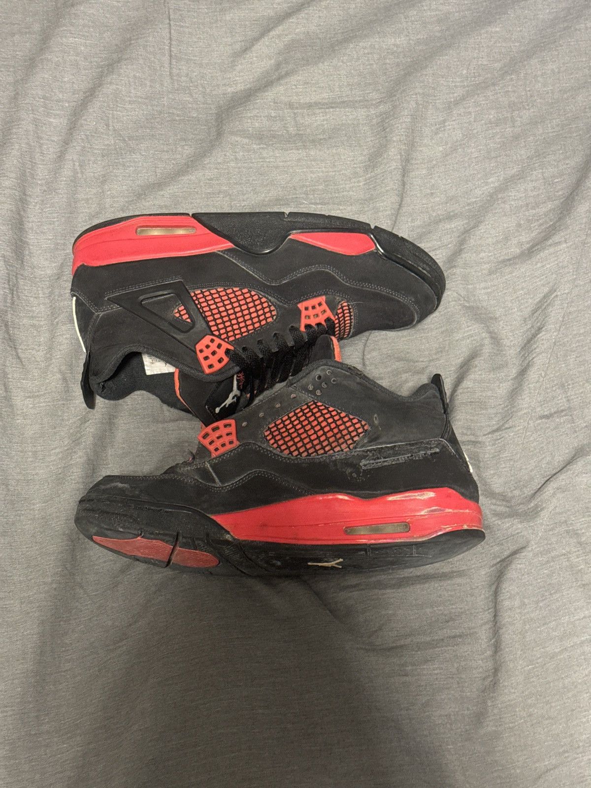 Jordan Brand Jordan 4 Red Thunders Size US 9.5 / EU 42-43 - 6 Thumbnail