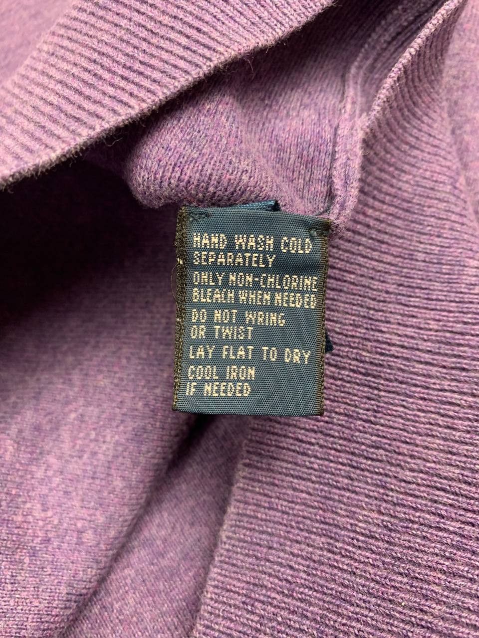 Polo Ralph Lauren Polo Ralph Lauren Men’s V-Neck Sweater Purple Pima Cotton Size US M / EU 48-50 / 2 - 18 Thumbnail