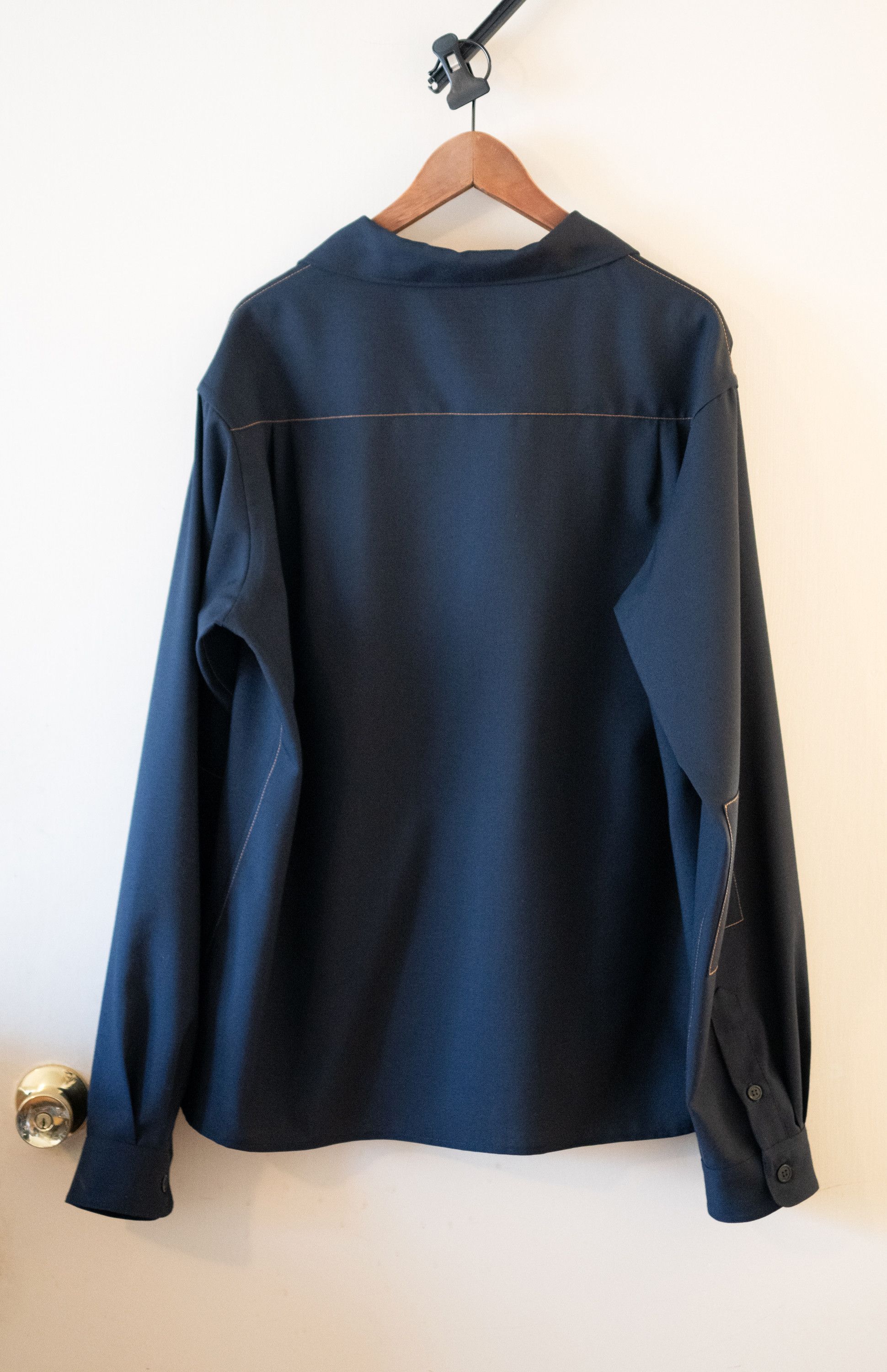 Marni $775 Marni Wool Camp Collar Shirt Size 52 Made in Italy Size US L / EU 52-54 / 3 - 2 Thumbnail