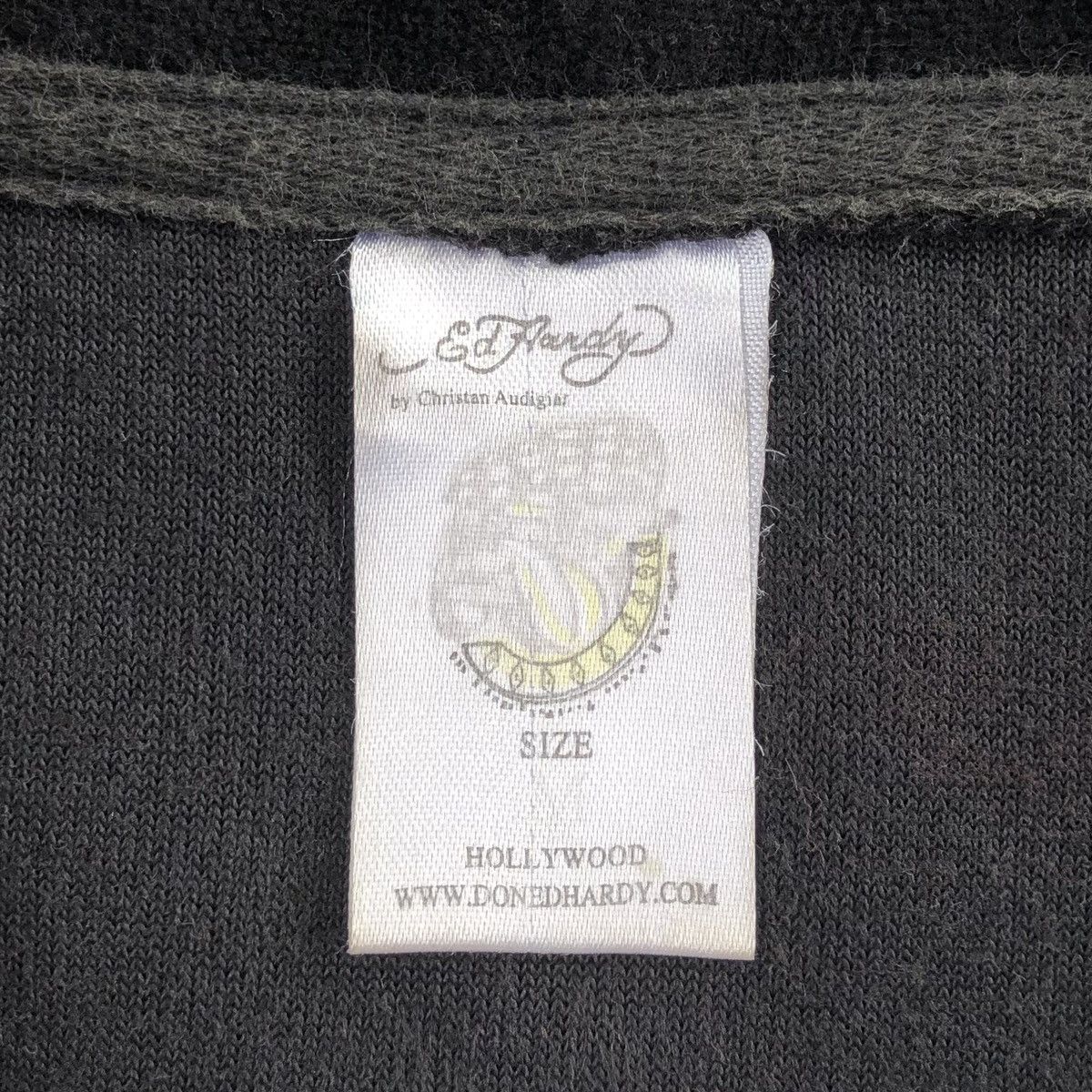 Ed Hardy Ed Hardy By Christian Audigier Velvet Zip Hoodie Jacket Size S / US 4 / IT 40 - 16 Thumbnail