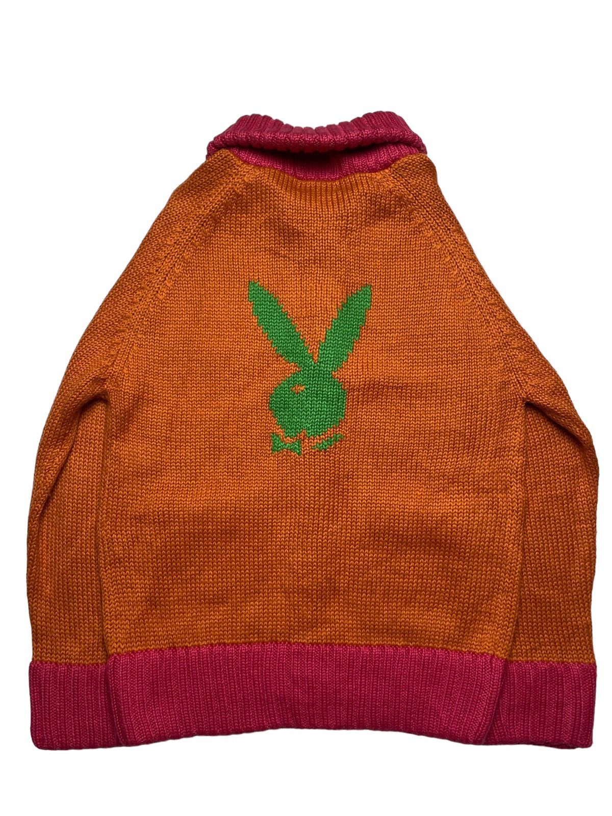Hysteric Glamour × Playboy 2000s Playboy - Chunky Knitted Sweater Jacket Size US M / EU 48-50 / 2 - 3 Thumbnail