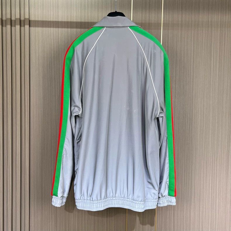 Gucci Gucci Red and green webbing 3m reflective zipper jacket 250 Size US S / EU 44-46 / 1 - 2 Thumbnail