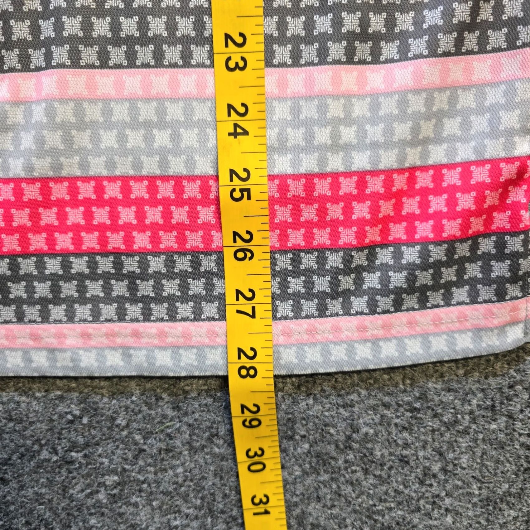 Vintage Etonic Polo Shirt Mens Medium Pink Stripe UV Protection Casual Golf Shirt Mens Regular Pink Stripe Polo Shirt Size US M / EU 48-50 / 2 - 7 Thumbnail