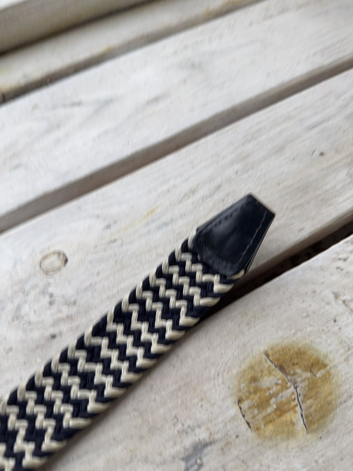 Andersons Anderson’s Braided Leather Belt 95 Dark Brown Made in Italy Size ONE SIZE - 8 Thumbnail