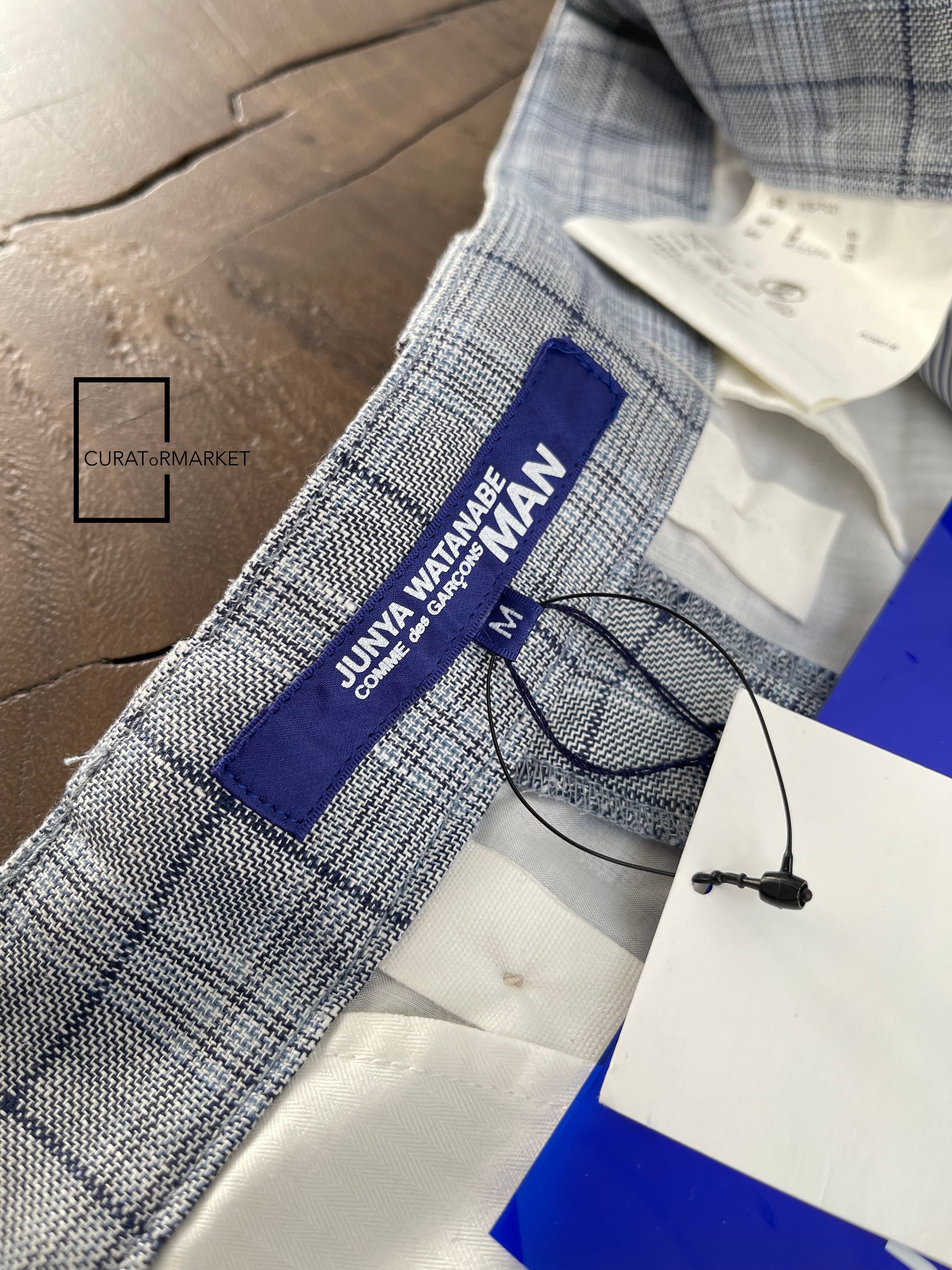 Junya Watanabe Sz M RARE Runway Linen Gingham Hidden Buckle Shorts SS17 Size US 30 / EU 46 - 7 Thumbnail