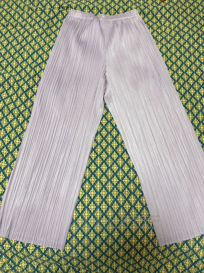 Issey Miyake Issey Miyake size:3 Purple Pants Size 23" - 2 Thumbnail