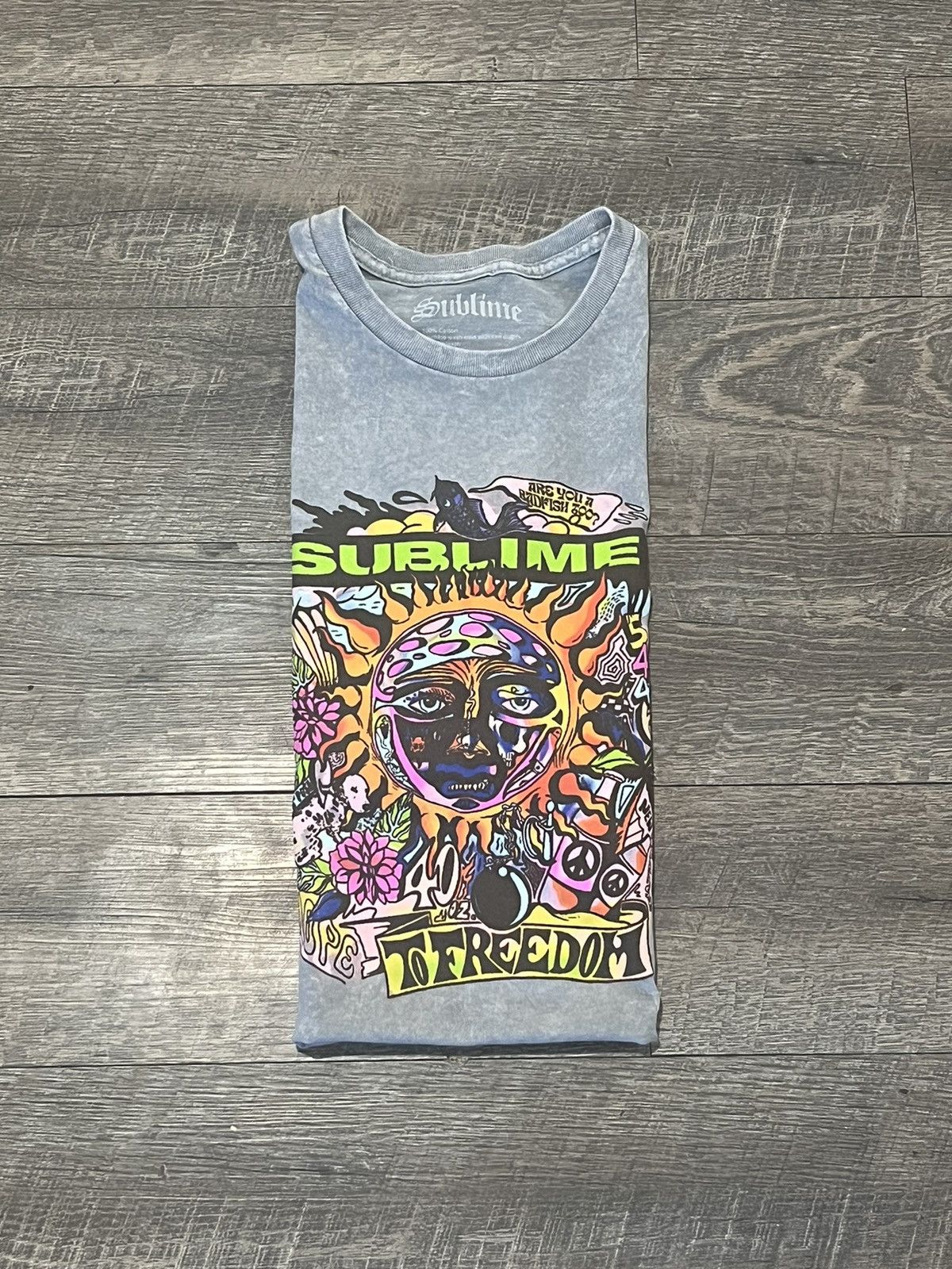 Band Tees × Vintage Sublime Gray Tee Shirt Size Large Size US L / EU 52-54 / 3 - 4 Thumbnail