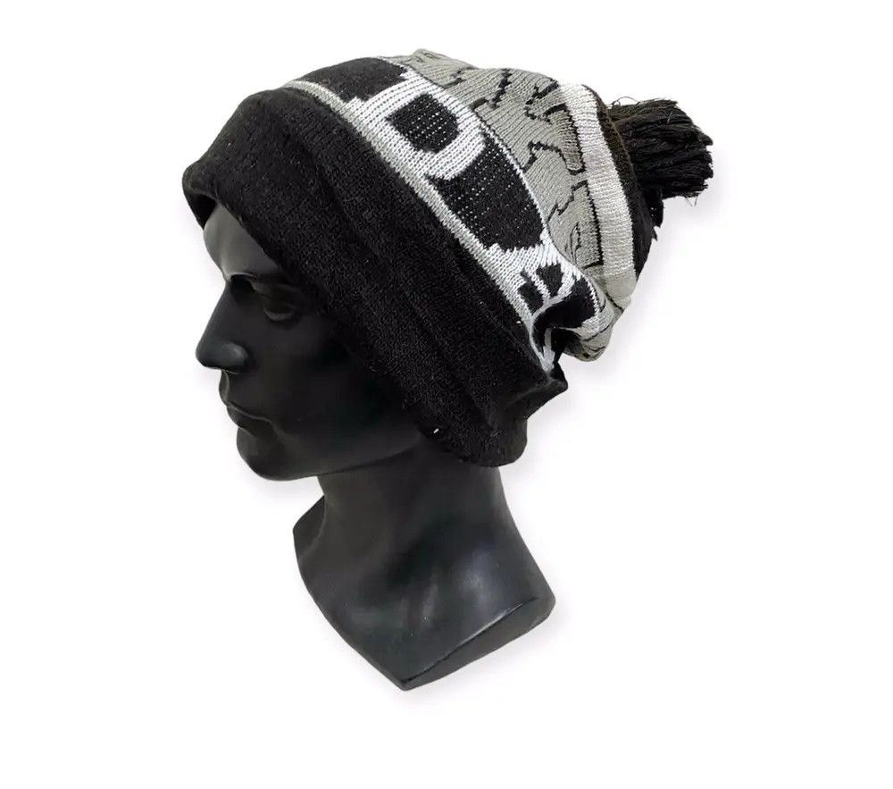 Japanese Brand × Vintage Rodeo Crown Spellout Bobble Beanie Hat Size ONE SIZE - 1 Thumbnail