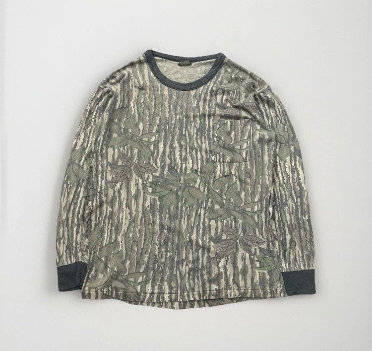 Realtree × Vintage 80’s realtree camo long sleeve shirt 50/50 blend Size US XL / EU 56 / 4 - 1 Thumbnail